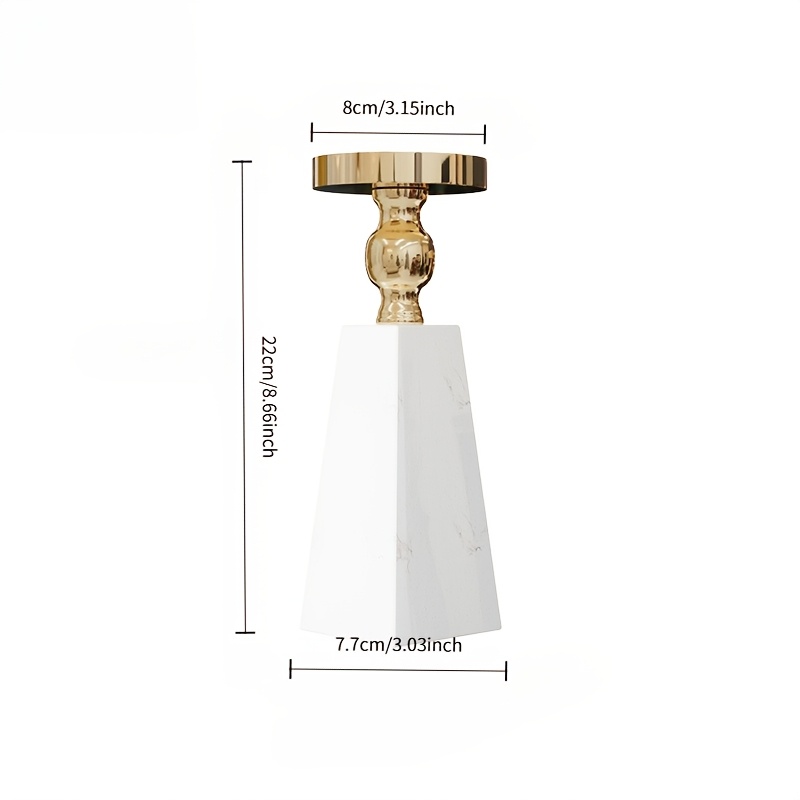 1pc. This Highly Popular Candle Holder Is Suitable for Dining Room-style Living Rooms, Bedrooms, and Various Occasions in the Bedroom. It Can Be Used as a Decorative Item. It Is a High-quality Craftsmanship Candle Holder