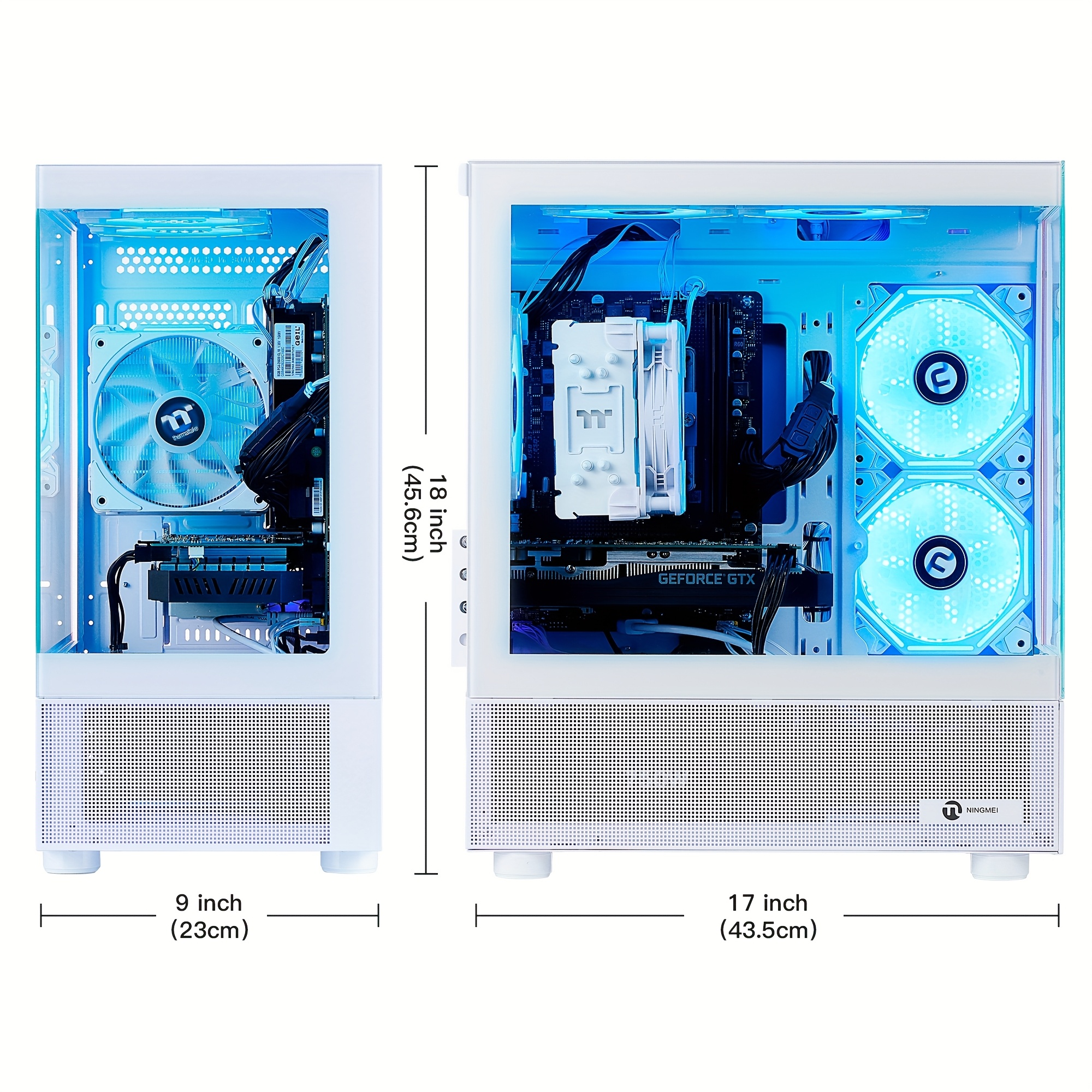 Gaming PC Desktop Computer, AMD Ryzen 5 5500 4.2 GHz