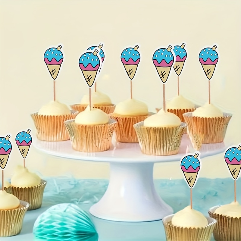 6Pcs Cupcake Finto Artificiale, Modello Decorativo di Simulazione Cupcake  Fai Finta di Giocare Giocattolo per Display Decorazione Cucina Puntelli