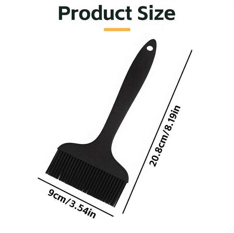 2pcs silicone wide surface baking grilling brush set with ergonomic handle hanging loop red black heavy duty kitchen brushes for oven grill cooktops pizza stone dishwasher   resistant scratch resistant compatible with gas stoves silicone material   design ideal for baking grilling and cooking easy to clean durable kitchen tools Product details 1