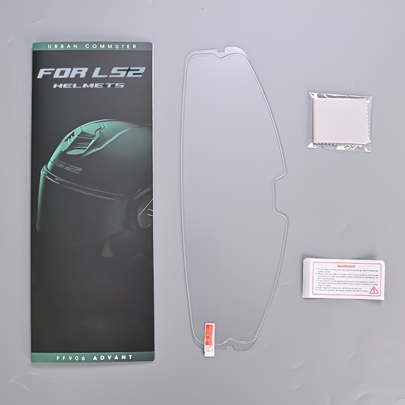 TEMU Film antibuée pour casques FF906 LS2 , autocollant antibuée, accessoires pour casque de moto