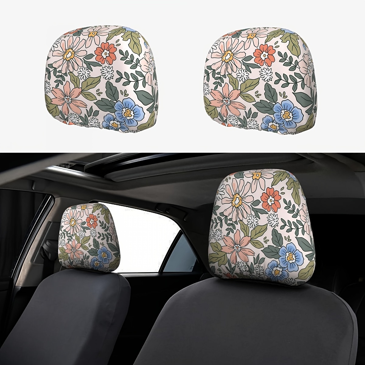 Colorful abstract Artistic pattern Car Back Seat Pet 2024 Covers, Backseat Seat Covers, Seat Protector, Car Accessories, Abstract Art