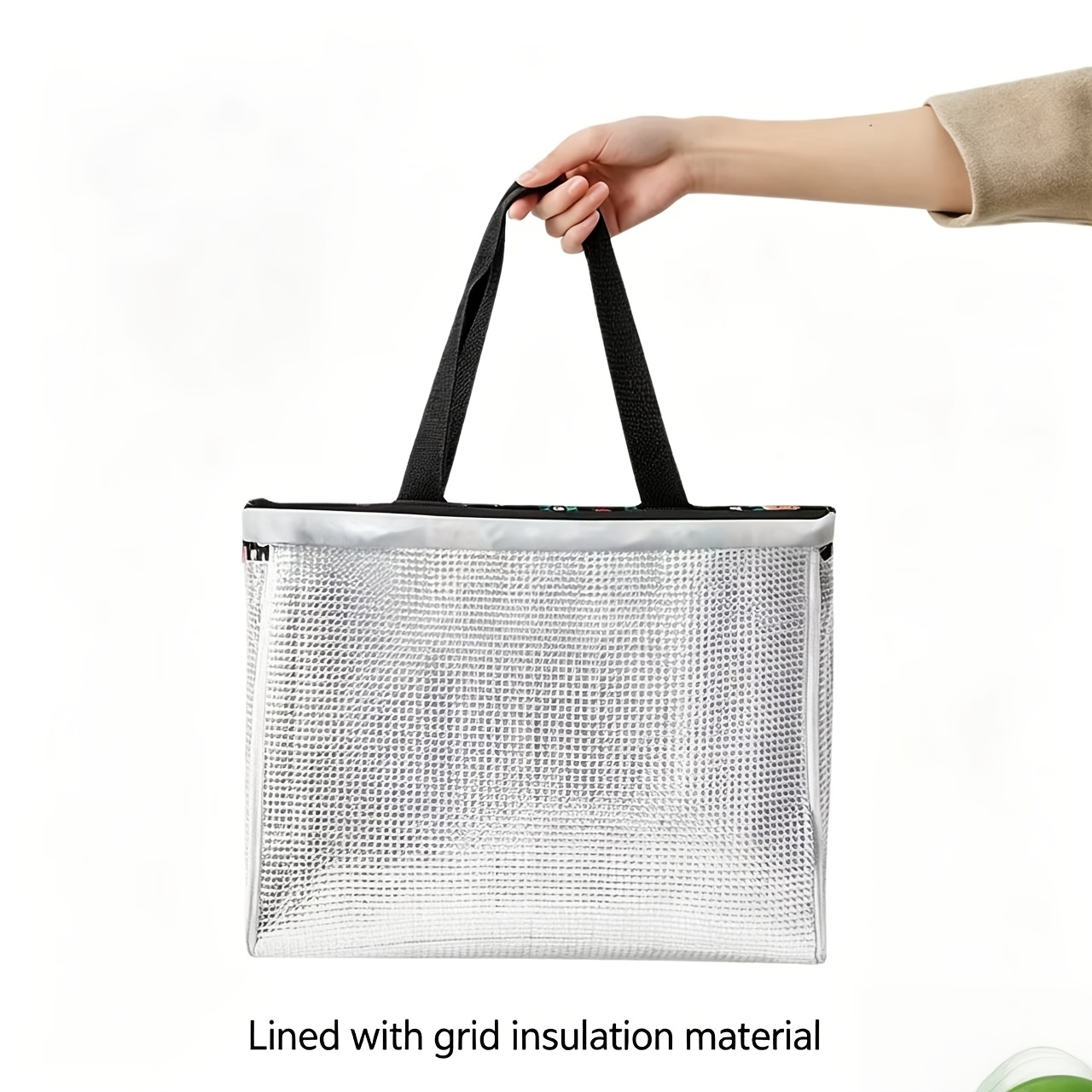 folding travel functional insulated tote bag SMIRLY Large Cooler Bag, Thermal Insulated Grocery Bags, Collapsible Cooler for Travel,Beach or Picnic: Home & Kitchen day excursions while traveling and for additional packing capacity as a personal carry Large Insulated Cooler Bag Reusable