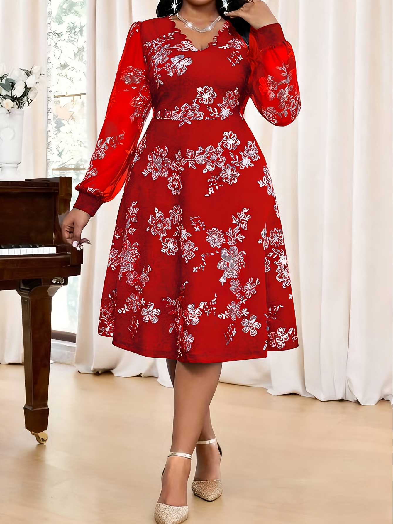 plus size plus size spring summer elegant party cocktail - Temu Oman
