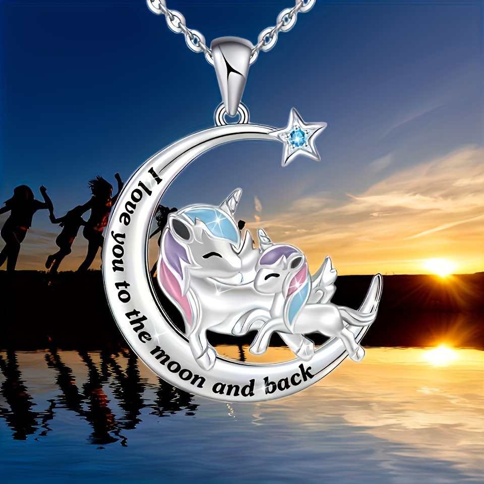 

Elegant And Stylish Cute Unicorn Pendant Necklace For Anniversaries, Birthday Parties And Christmas Thanksgiving Gifts