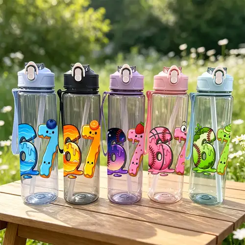 große wasserflasche ohne strohhalm