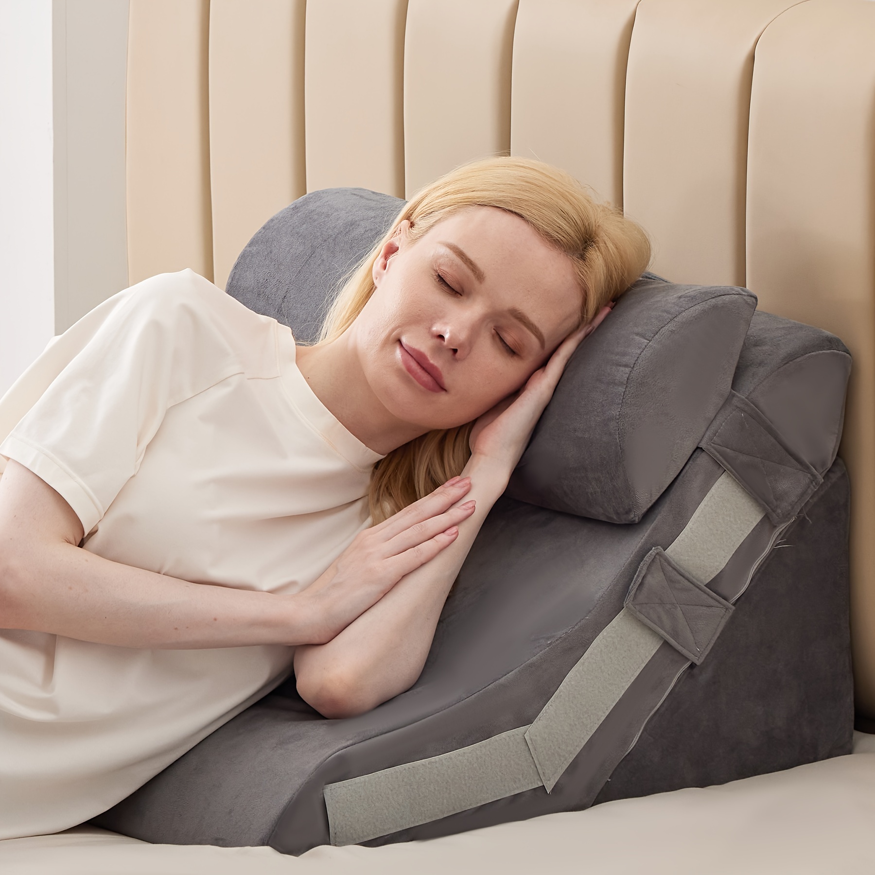 Adjustable Pillows Brookstone In Wedge Pillow 4-pc Qirroboni