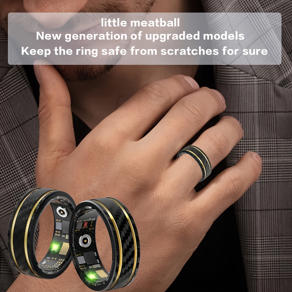 Upgraded Smart Ring W8 with Magnetic Charging - Fitness Tracker, Multi-mode, Long Battery Life, Unisex Design, Smartphone Compatible, Perfect Gift for Holidays and Special Occasions, Fashionable Fitness Tracker | Durable Smart Ring