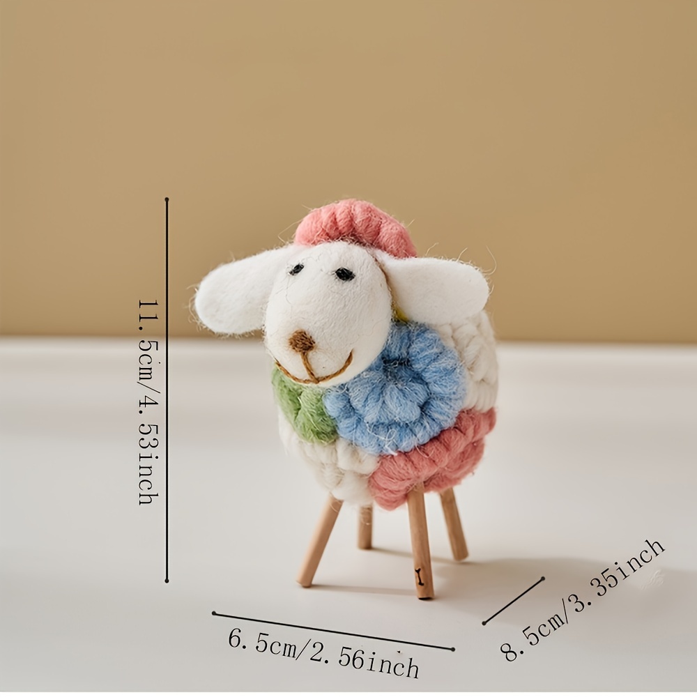 鈴飾りの羊さん ぬいぐるみ 海外作家様 ハンドメイド
