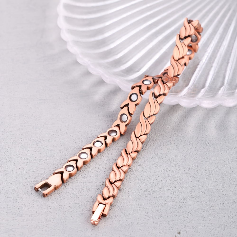Women's Adjustable Copper Magnetic Bracelet, Daily Wear Gift