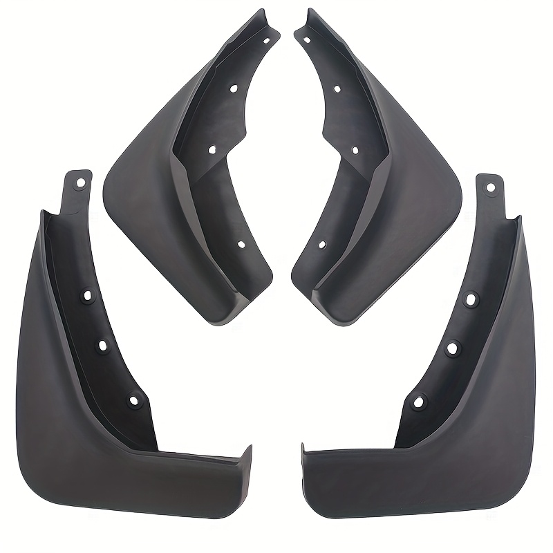 TEMU For 2018-2025 Special Set Of 4 Mud Guards, Fashionable And Durable Mud Guard Protector, No Drilling Required, Made Of Pp Polypropylene Material,