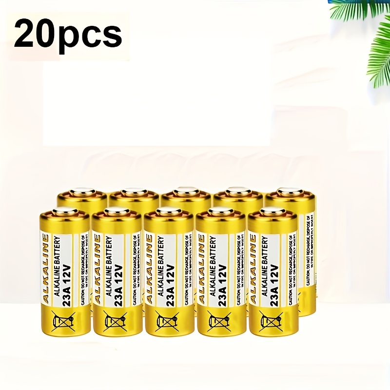 20pcs 23a 12v Alkaline Batteries - High Capacity, Long- For Office Equipment, Remotes, Radios, Calculators - Single Use, (non-rechargeable), Remote | |