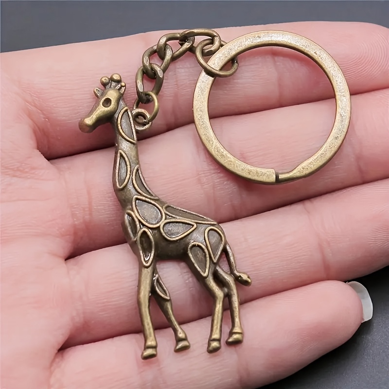 TEMU Portachiavi Retro, Elegante Ciondolo in , , Ciondolo da 5.1X23Mm con Anello Portachiavi, per Zaini Scolastici e Accessori per Auto, Decorazione