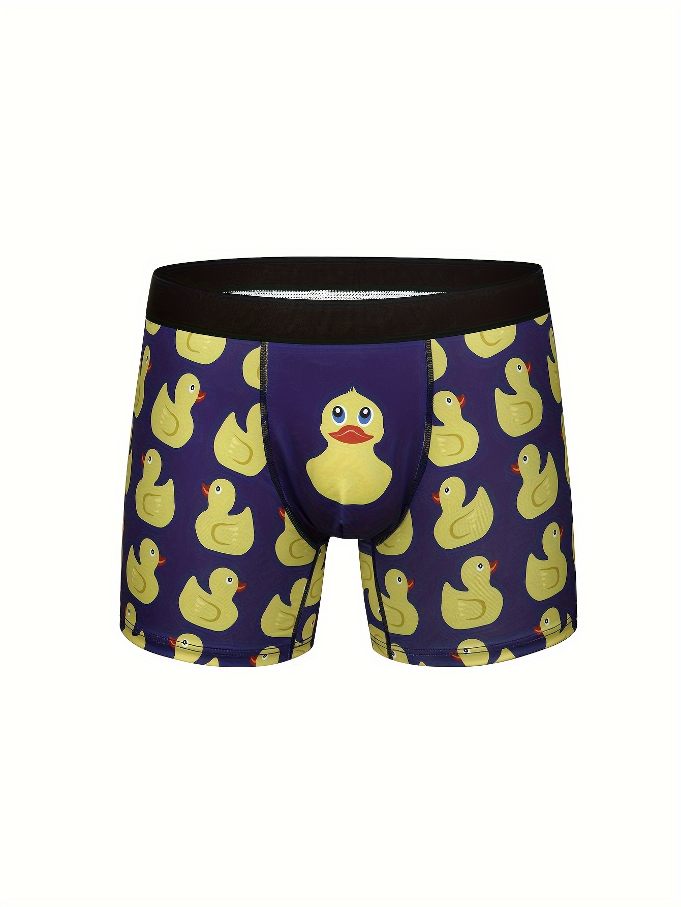 Duck Print Men s Graphic Long Boxer Briefs Shorts Breathable Temu