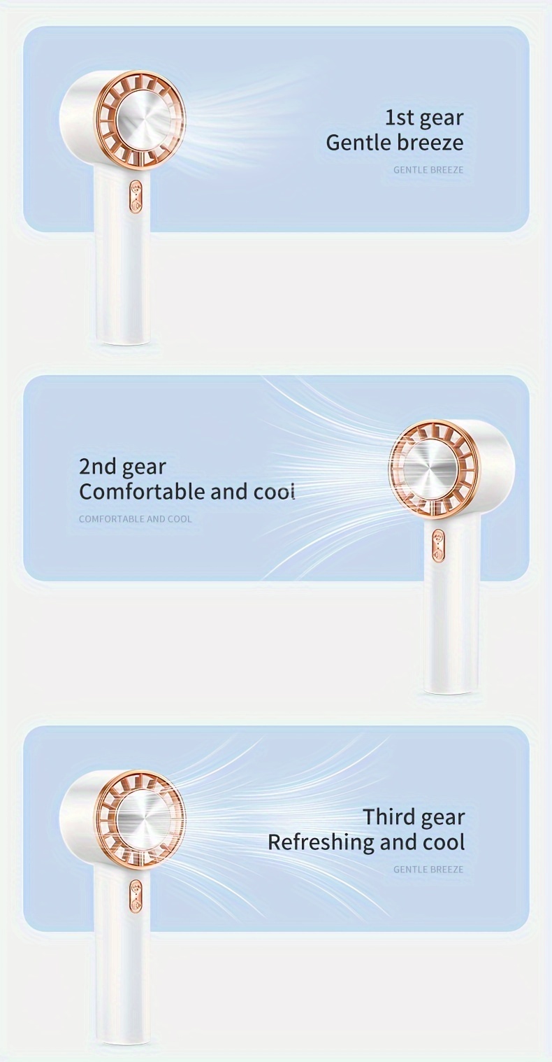 1pc usb cooling fan outdoor handheld semiconductor electric fan portable mini cold compress for cooling portable small air conditioner hot and cold compress 2400mah details 3