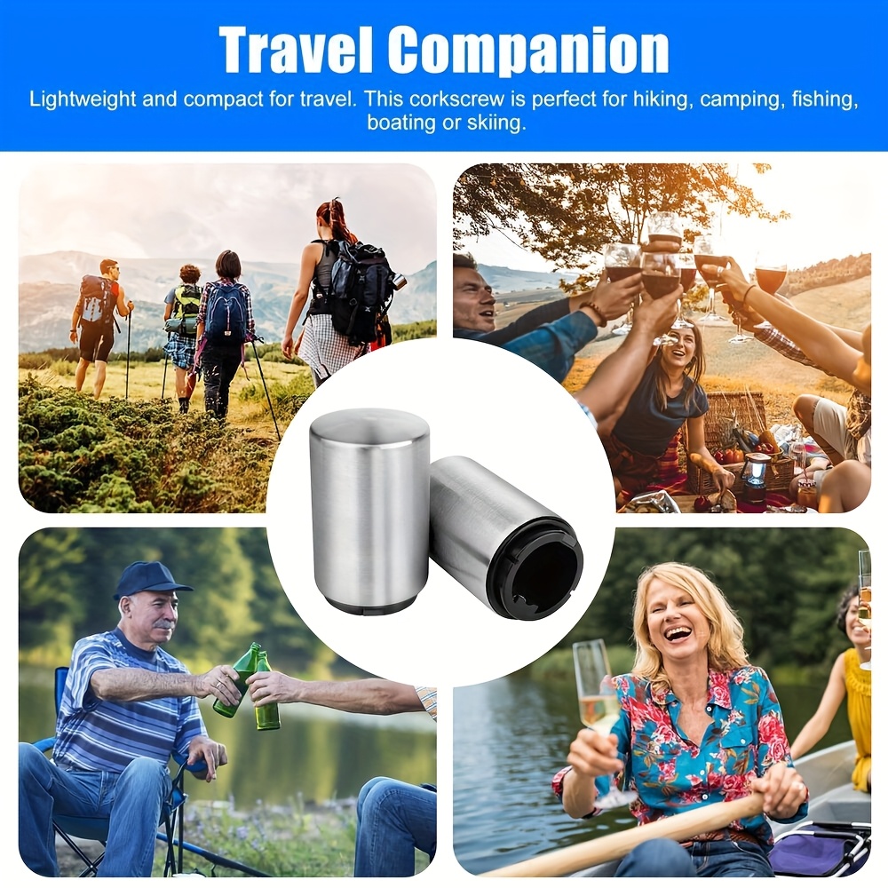 2pcs stainless steel magnetic beer soda bottle opener   no     home bar picnics camping hiking camping essentials modern opener design durable construction bottle opener Product details 6