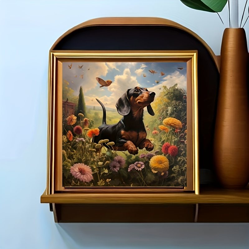 Diamond Painting Kit Featuring A Small In A , Perfect For Your Own Decorative Artwork