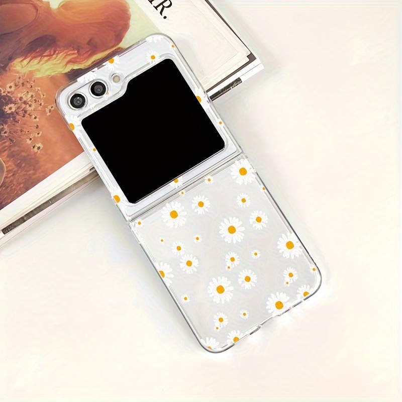 TEMU Phone Case - For Galaxy Z Flip 6/z Flip 5 5g/z Flip 7/z Flip8 Phone Case Transparent Pc Hard Anti-drop Folding Phone Protective Case Lightweight