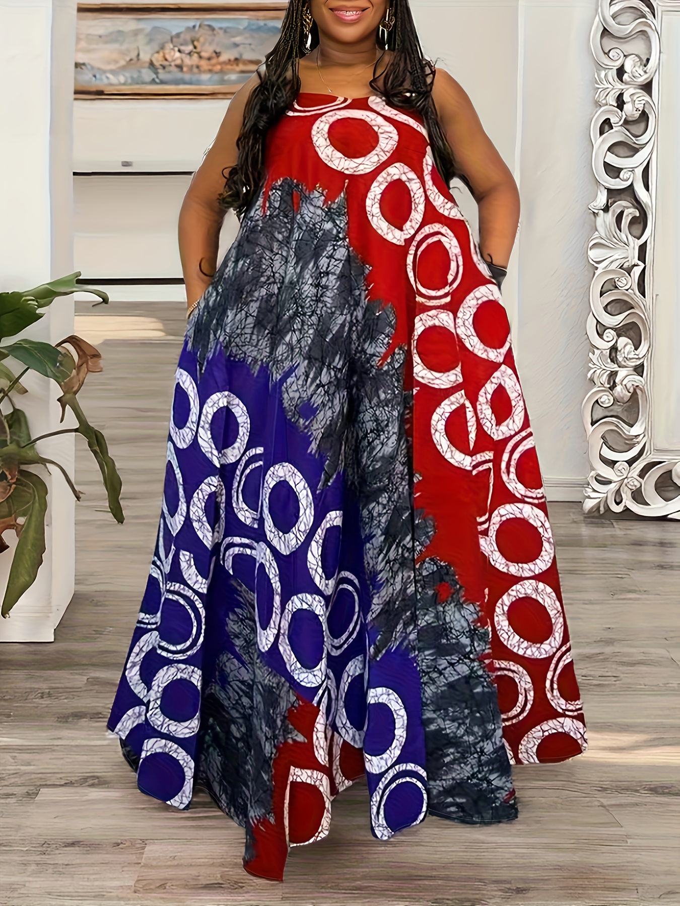 bengal multi paloma maxi dress Women's Paloma Maxi Dress | Palmas Print