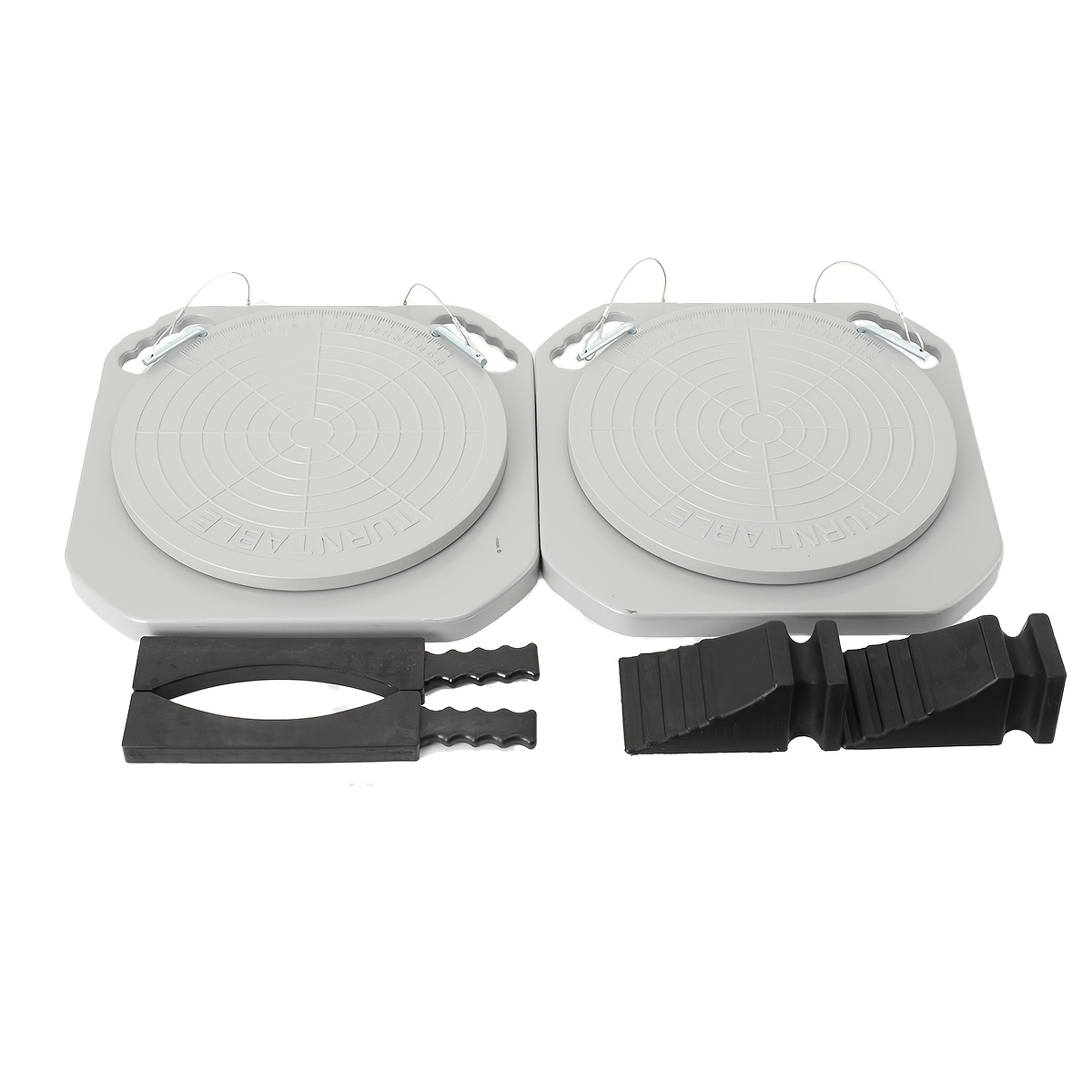 360° Car Wheel Alignment Tool Turn Plates, 1 Pair