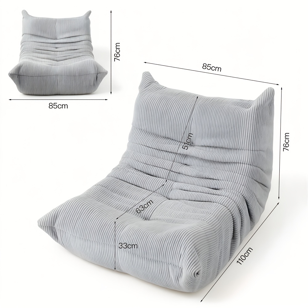 Sofa Single Sofa Bean Bags Floor Sofas, Lounge Chairs, Floor Chairs, Bean Bags Sofa, Cat Ears Design For Cute Sofa, 85cm
