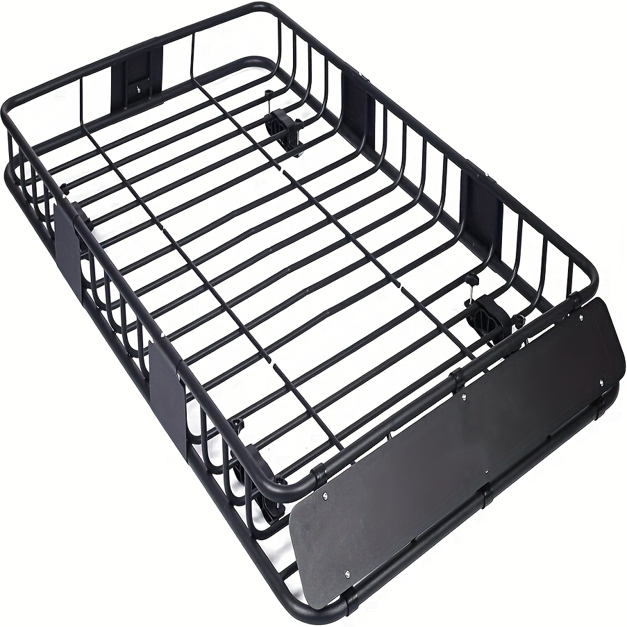 Universal Roof Rack Carrier Basket Measuring 64 Inches By 39 Inches, Of Holding 200 , Designed For Suvs, Trucks, And Other Vehicles, Featuring A Heavy-duty Extension Luggage Holder