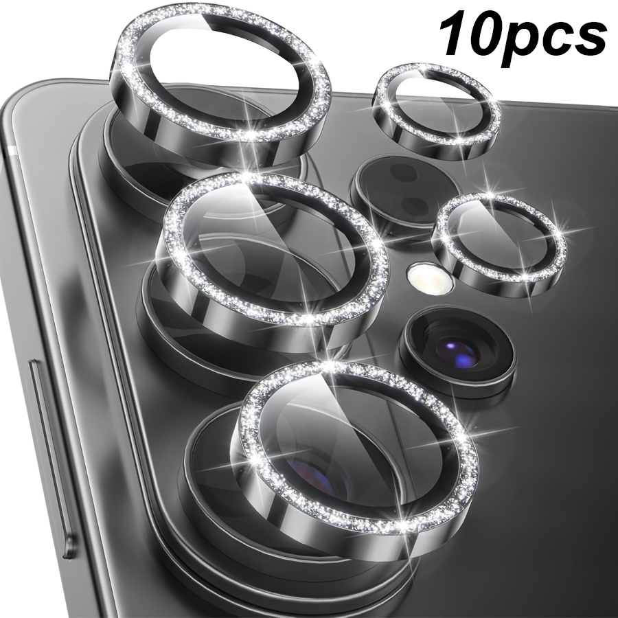 Image of 10-pack Lens Protectors Specifically For The For For Ultra | 5 Times Stronger Independent With 9h+ Tempered Glass | Glitter For Scratch Protection