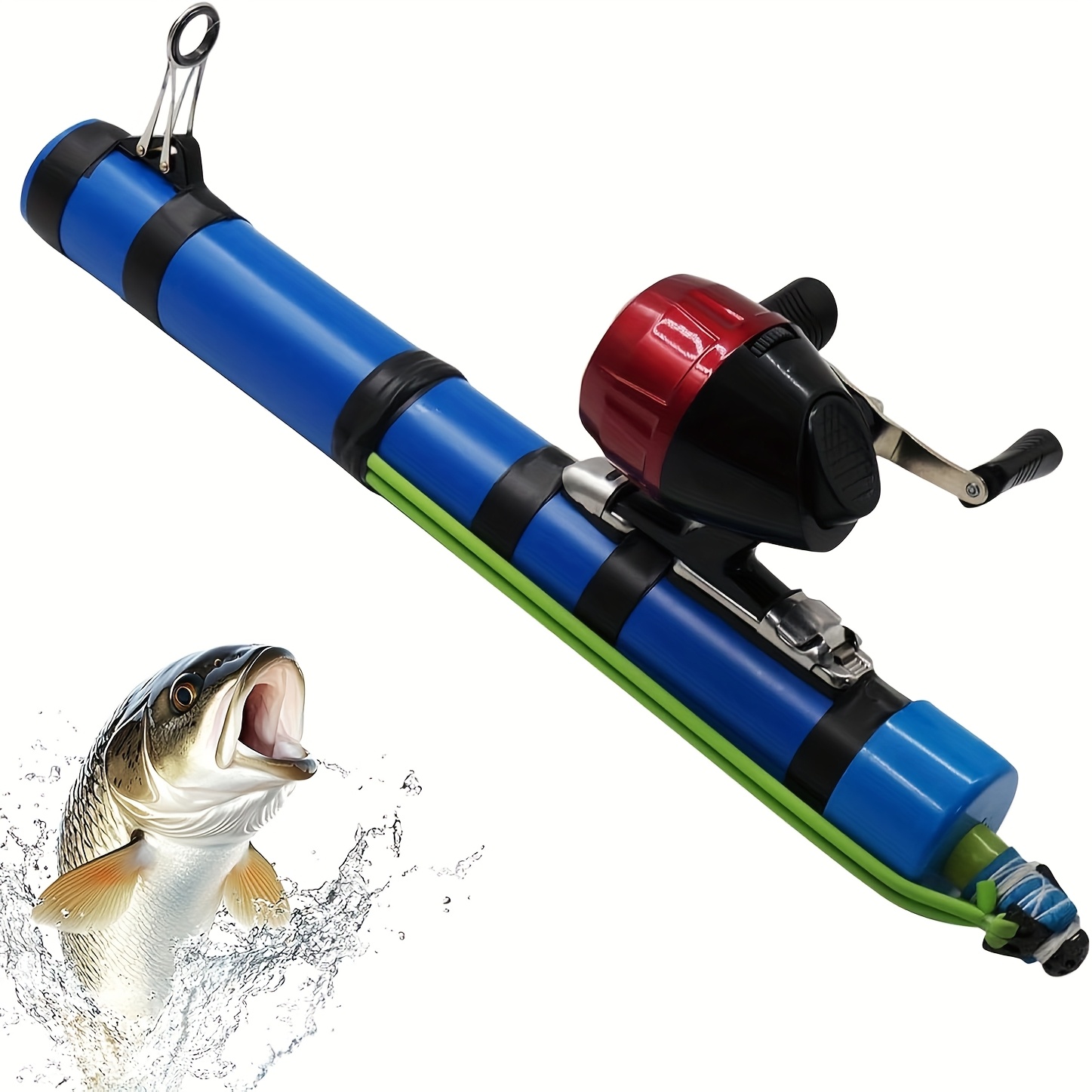 Fishing Pole Berkley Catfish Combo Reel Glow Fishing Rod BERKLEY GLOWSTIK  COMBO SPIN 7ft 2PC