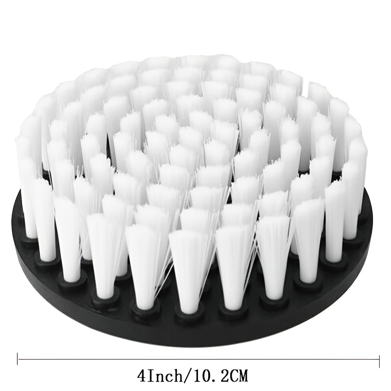   degree cleaning 4 inch electric drill brush in white suitable for all shower wheels carpets kitchens bathrooms indoor decor sofas chairs leather seats   featuring strong   and   Product details 4