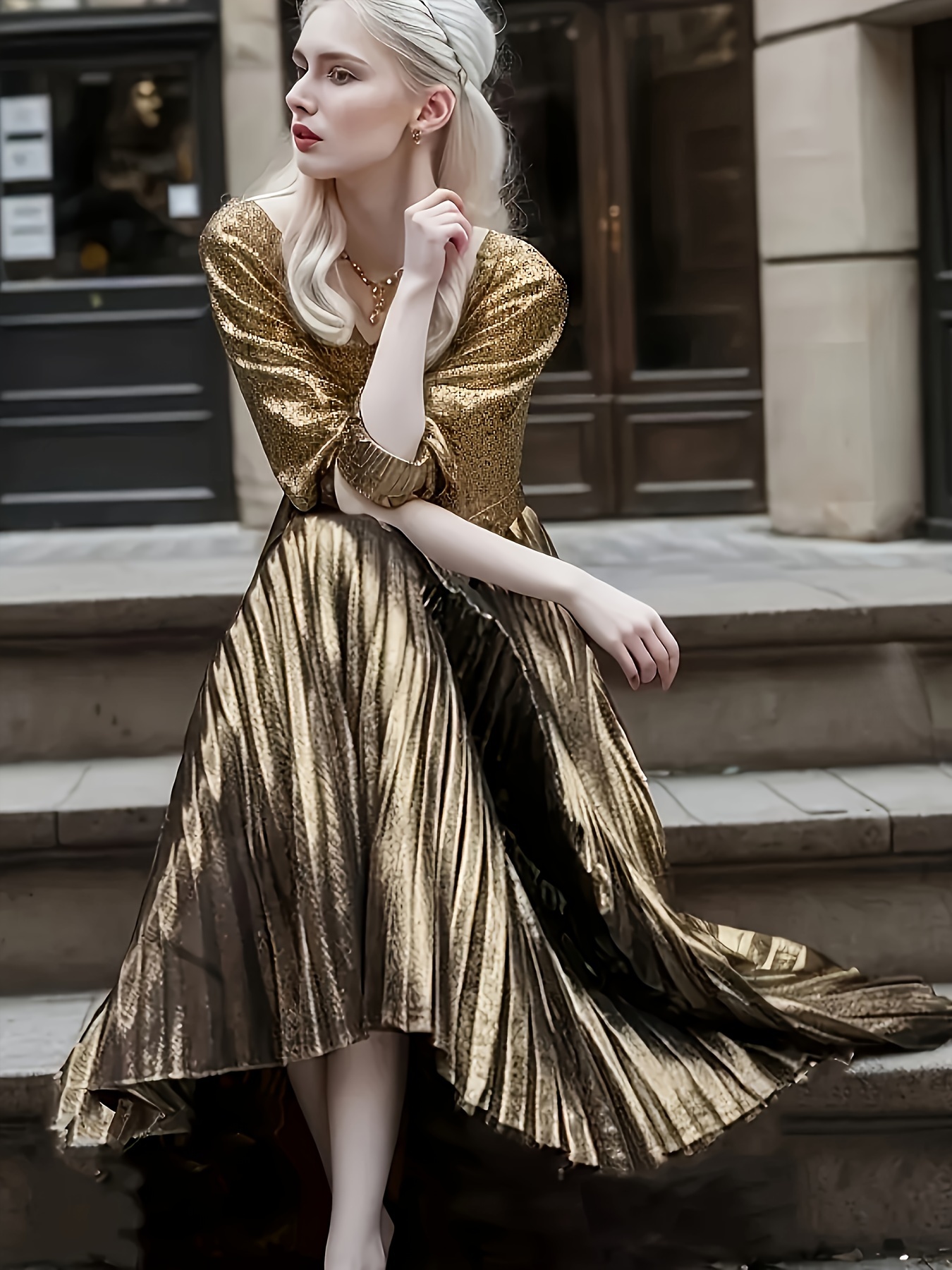 Gold Skirt - Temu Canada