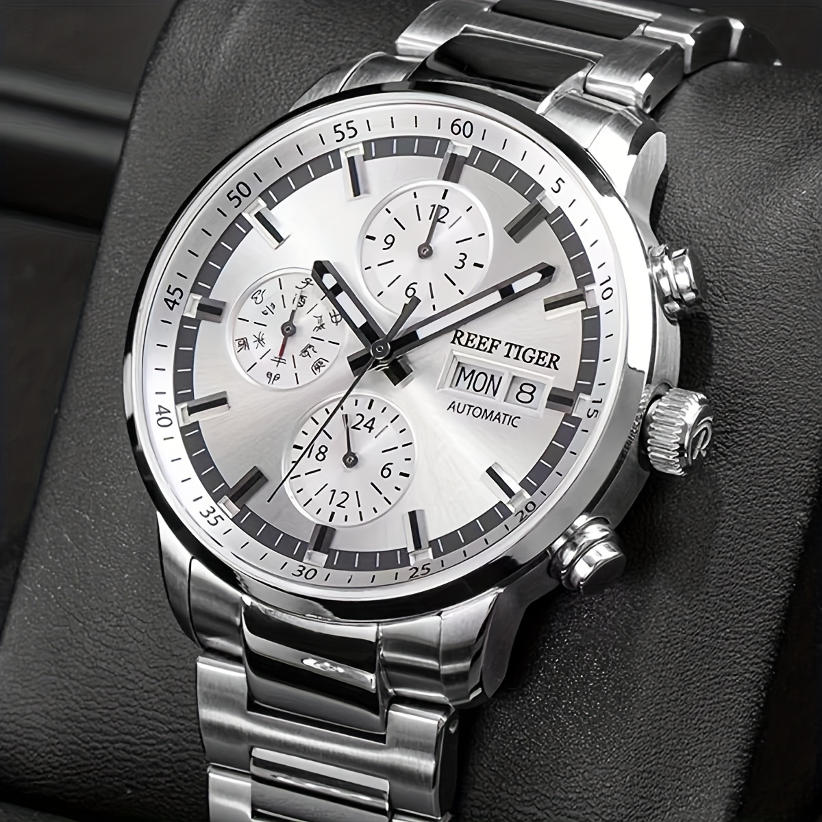 's Classic Multi-functional Mechanical Watch, A Mechanical Watch, A Unique Men's Mechanical Watch, Without Battery