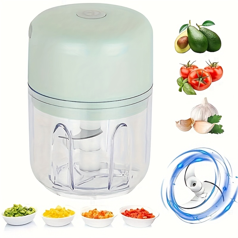 1pc 8 45 ounce capacity usb charging cooking machine kitchen garlic puree machine small automatic cooking machine multi   tool multiple colors kitchen supplies Product details 3