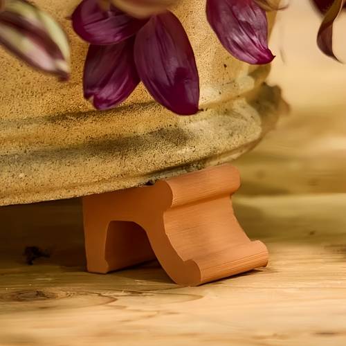 3pcs flower pot stands plant saucers pot feet base pads gardening potted plant trays plant pot supports designed for flower pots with breathable and anti used as tray stands to provide ventilation
