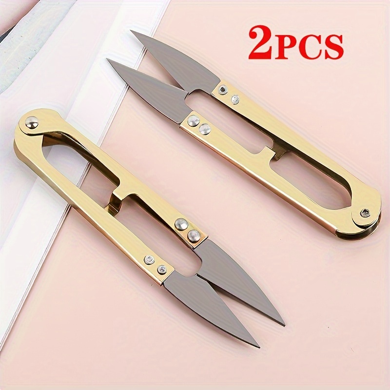 1PC Stainless Steel U-shaped Scissors Thread Wire Cutter Sewing