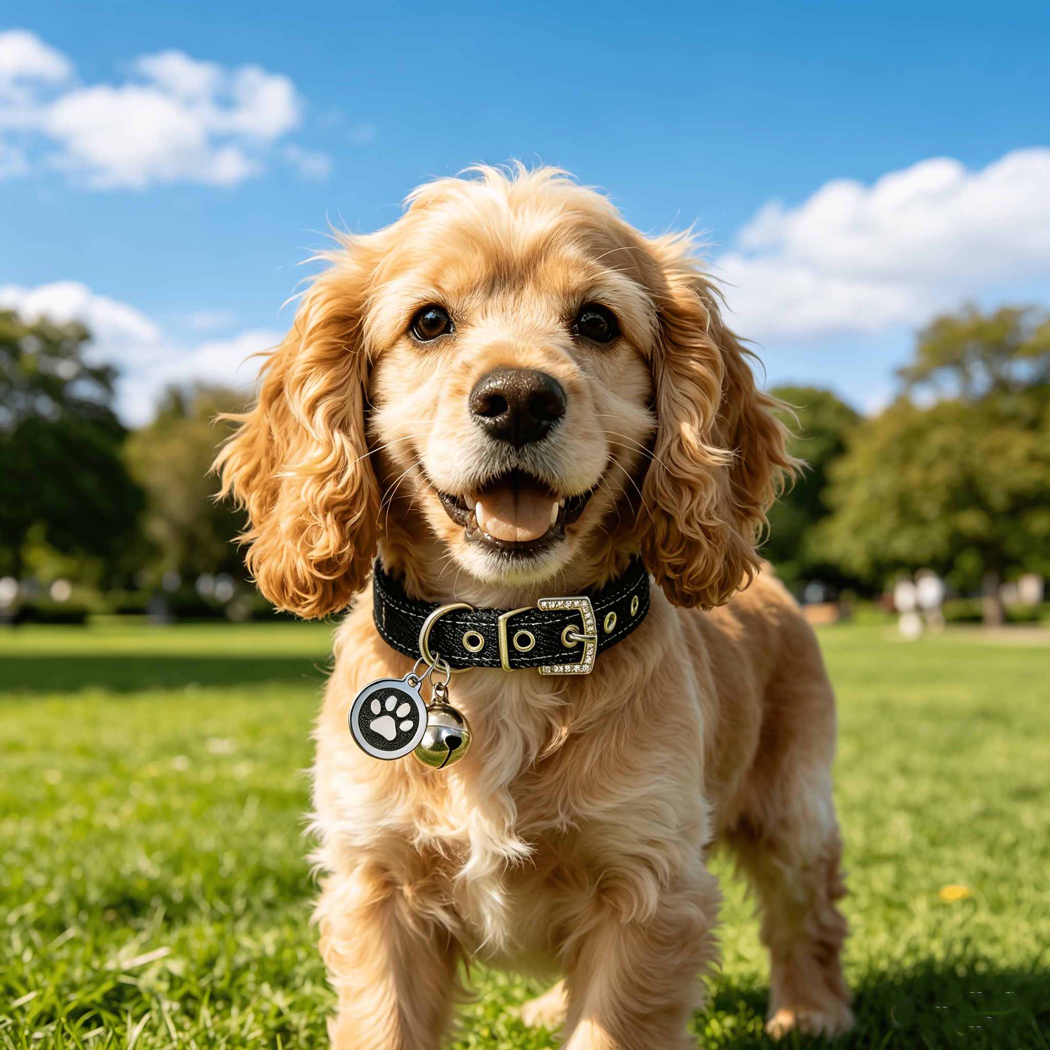 Personalized Engraved Dog Collar with ID Tag