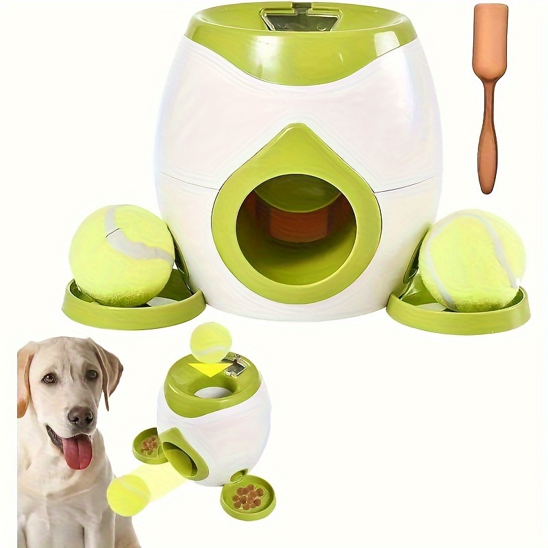 Interactive Dog Ball Launcher Food Reward Machine Automatic Temu