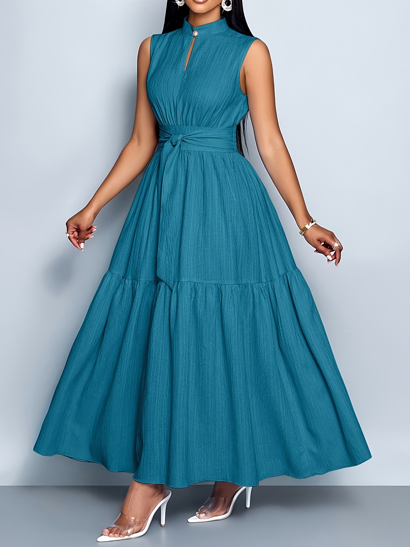 sachin and babi light blue dress 30 Best Summer Wedding Guest Dresses for 2024