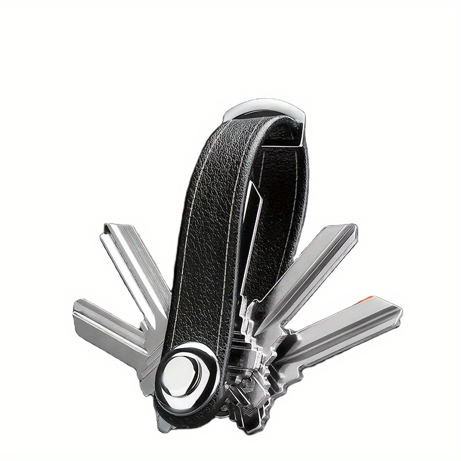 1 Stück Große Kapazität Leder Einfache Schlüsseltasche Schlüsselanhänger,  Herren-taille Hängender Schlüsselhalter Autoschlüsseletui - Taschen &  Gepäck - Temu Germany