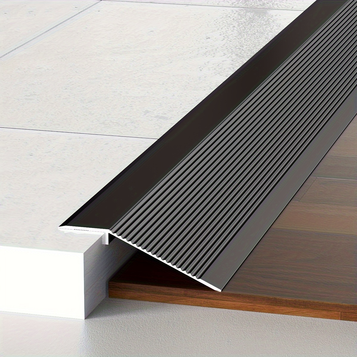 

Aluminum Floor Trim For , , Ramps, Tiles And Laminate , From 0.3 To 1.6 Inches Tile To Tile To Door