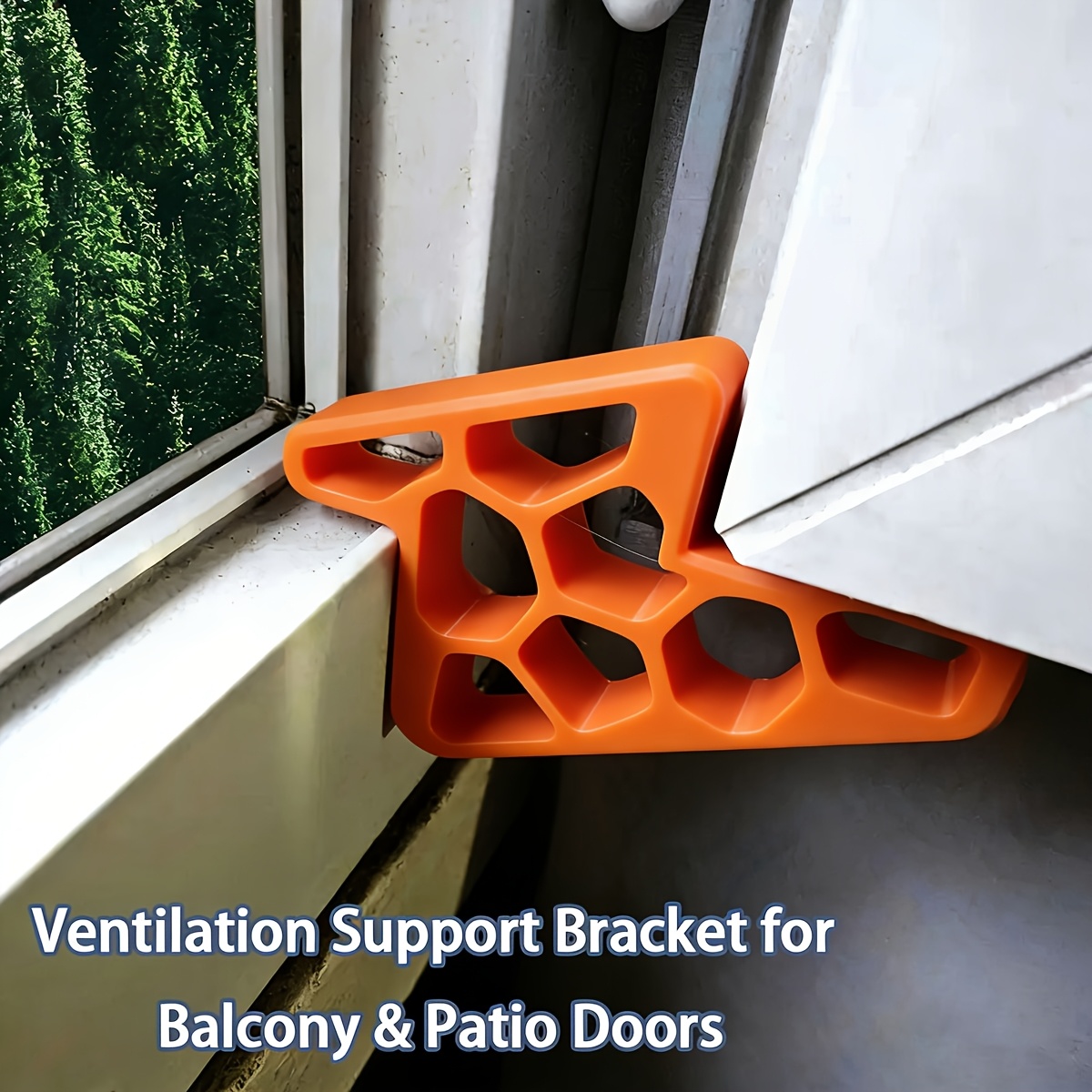 Image of 6pcs Door And Window Track Locking Plates, Easy-to-install Buffers To Prevent Shaking, Ideal For Home, Hotel, And Office Windows, Ensuring Ventilation And Security For Privacy, A Great Household Item