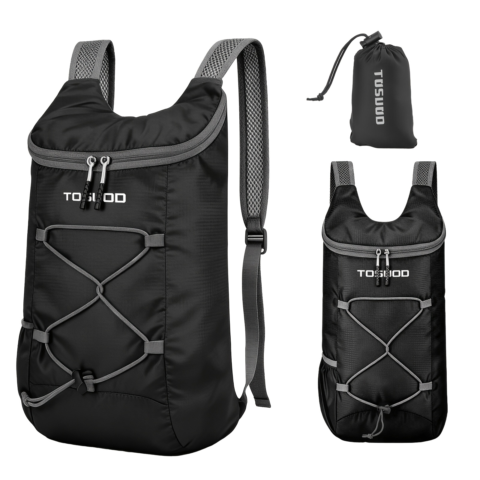 TEMU Tosuod Portable Collapsible Hydration Bladder Bag, Outdoor Trail Running Backpack, Men's Sports Mountaineering Hydration Cycling Backpack