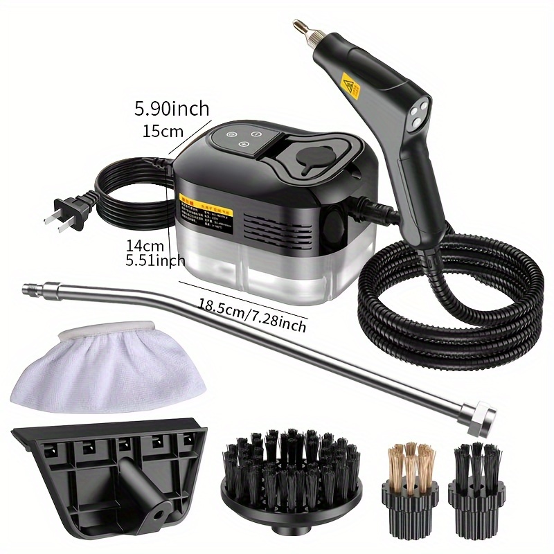 TEMU High Pressure Steam Cleaner, Household Steam Cleaner Handheld, Suitable For Kitchen , Sofas, Small Air Conditioners, Washing Machines