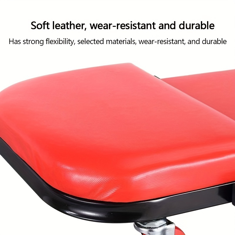 36 Inch 2-In-1 Z Crawling Seat a Garage Chair That Can Hold Around 500 Pounds, Features an Adjustable Rolling Folding Design for Car Repairs, And Comes with 6 Heavy-Duty Swivel Casters Measuring 2.5 Inches Each 9 36 Inch 2-In-1 Z Crawling Seat a Garage Chair That Can Hold Around 500 Pounds, Features an Adjustable Rolling Folding Design for Car Repairs, And Comes with 6 Heavy-Duty Swivel Casters Measuring 2.5 Inches Each - Image 9