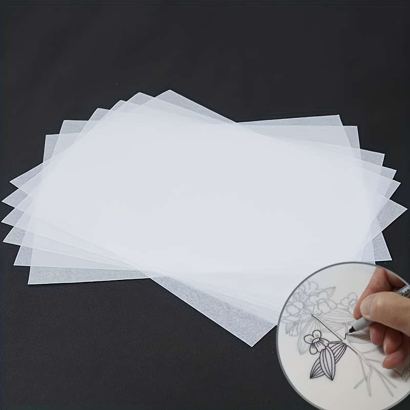 

Sheets A4/16k Transparent Tracing Paper Pad, Vellum-like Clear Paper For Pencil, Marker, Art, Calligraphy, Sketching - White Translucent Sheets For Artists