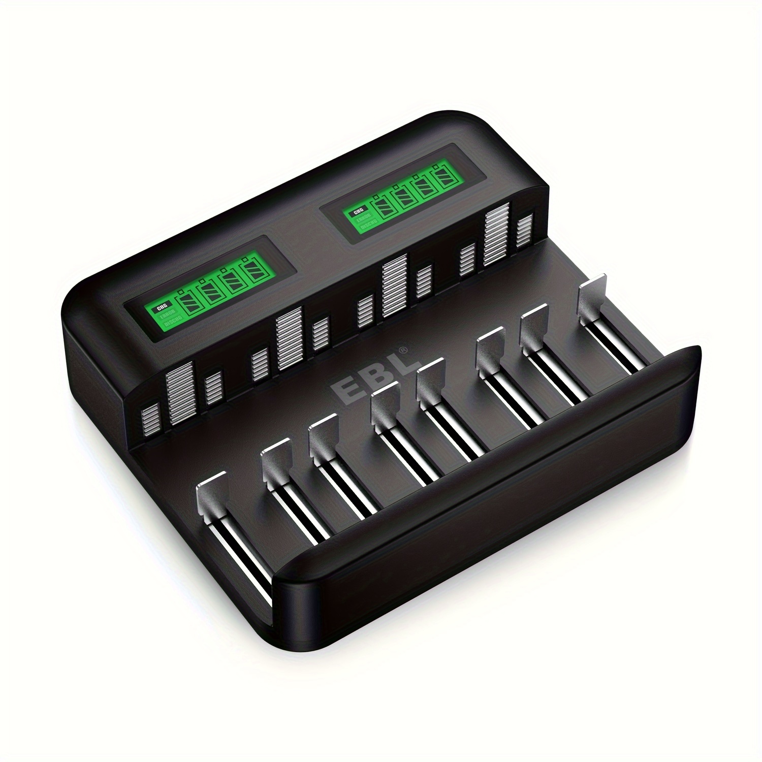 Ebl Battery Charger For Ni-mh Aa Aaa C D Rechargeable Batteries With Rechargeable D Batteries