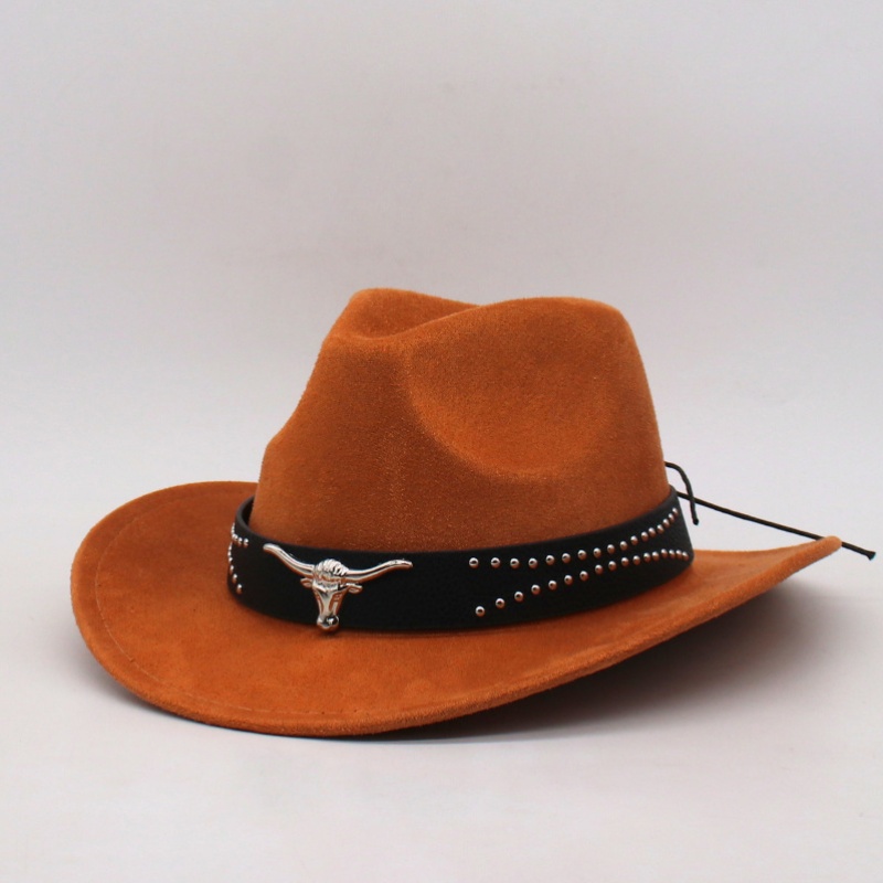 Black Cowboy Hat For Women Casual Men Women Fedora Western Cowboy