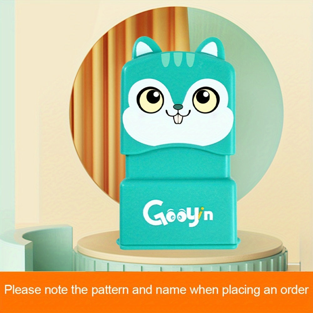 Image of Name Stamp For Clothing Kids, Clothing Stamps For Clothes Permanent, Personalized Stamp With Name, School Daycare Essentials For Fabric Plastic Label Bottles