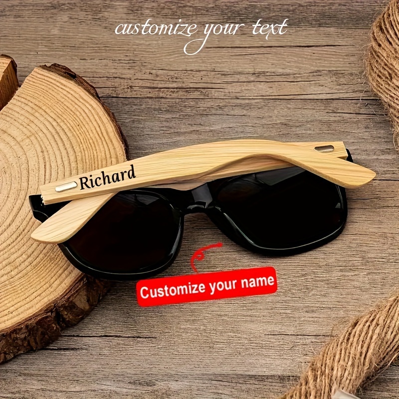 customize a pair new wooden personalized glasses men women Temu