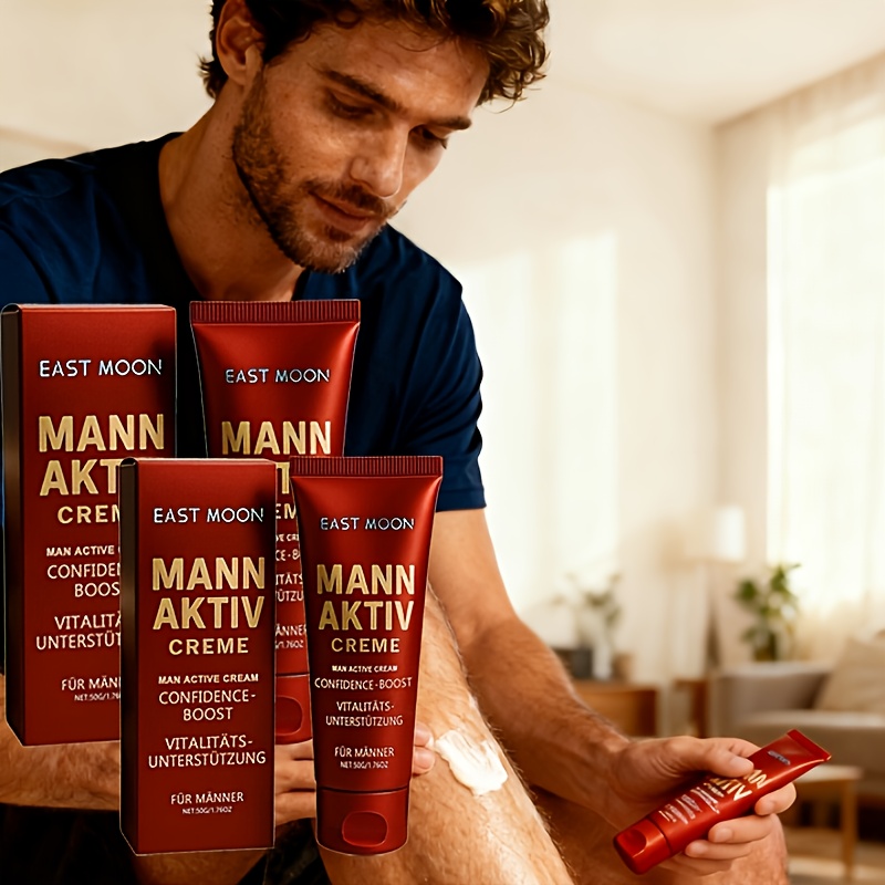 2 pack of mens vitality cream contains aloe vera extract and vitamin e for moisturizing its a daily body massage lotion for mens skin care perfect as a fathers day gift or for family travel