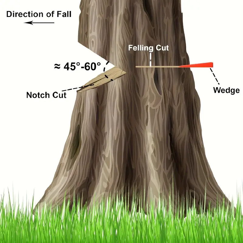 Aazon.co : PERSZEN Tree Felling Wedges With Spikes For Safe Cutting